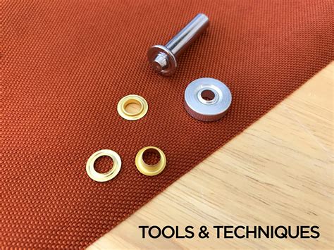 hole in fabric with a metal ring|How to Set A Grommet — Stitchback DIY trail gear.